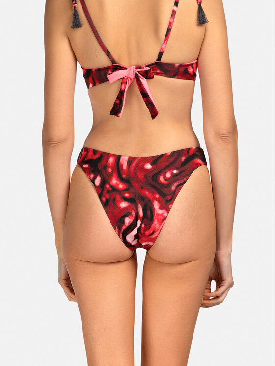 Miss Lou Miss Lou Dół od bikini D-SI2-BRD Bordowy