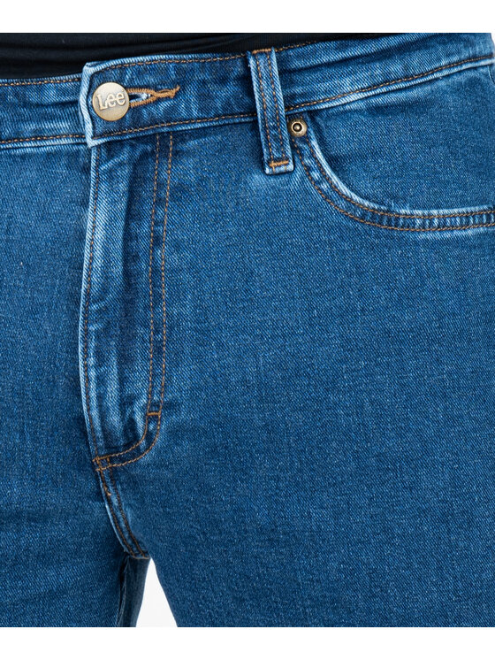 Lee Lee Jeansy 112363715 Niebieski Regular Fit