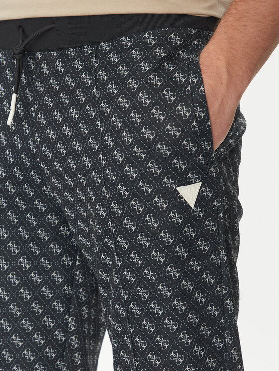 Guess Guess Спортивні штани Korbin Z2BB05 FL04Q Чорний Regular Fit