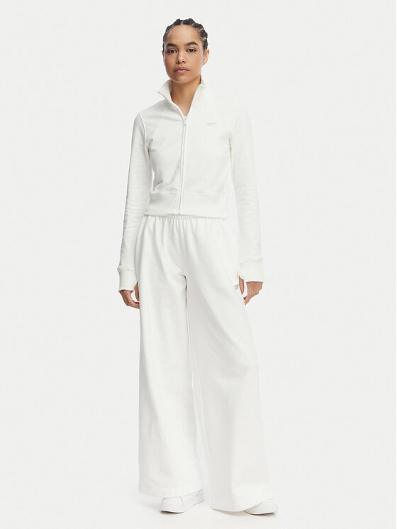 Tommy Jeans Tommy Jeans Džemperis Metallic Logo DW0DW22580 Balta Slim Fit