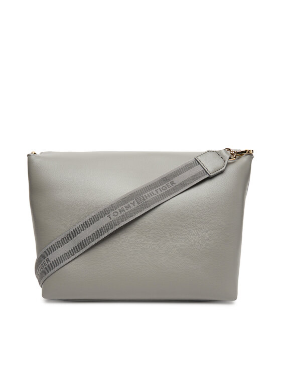 Tommy Hilfiger Tommy Hilfiger Сумка Th Logotape Med Crossover AW0AW17692 Сірий