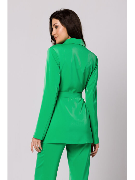 Makover Makover Giacca da abito K161 Verde Regular Fit