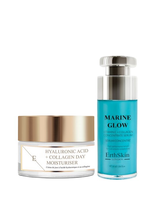 Erthskin London Erthskin London Witamina C + Koncentrat Kolagenowy Serum +Kolagenowy Krem na Dzień Serum
