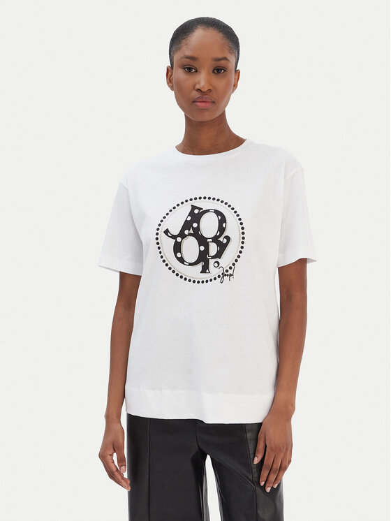 JOOP! JOOP! T-krekls Tammi 30100822 Balts Regular Fit
