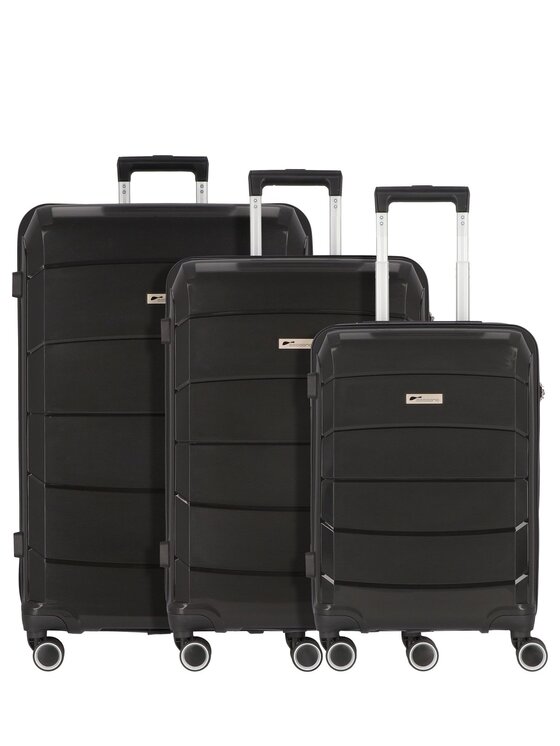 cocoono cocoono Komplet walizek 281640 Czarny