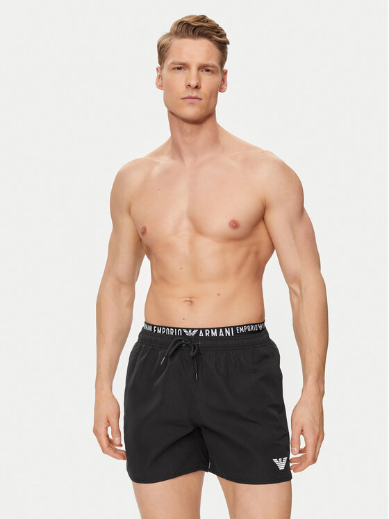 Emporio Armani Underwear Emporio Armani Underwear Plavecké šortky 211740 4R432 00020 Černá Regular Fit