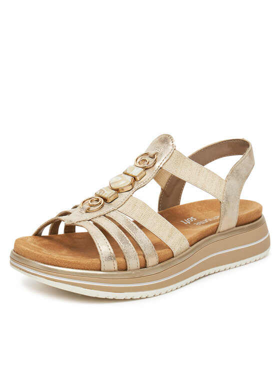 Remonte Remonte Sandalen D1J60-91 Goldfarben