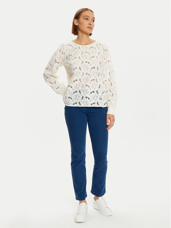 Fransa Fransa Μπλουζάκι Bonni 20614130 Εκρού Regular Fit
