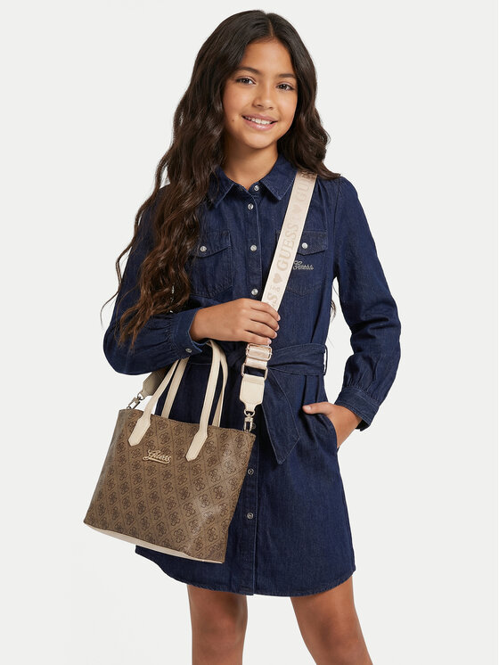 Guess Guess Дамска чанта J6RZ13 WFMF0 Кафяв