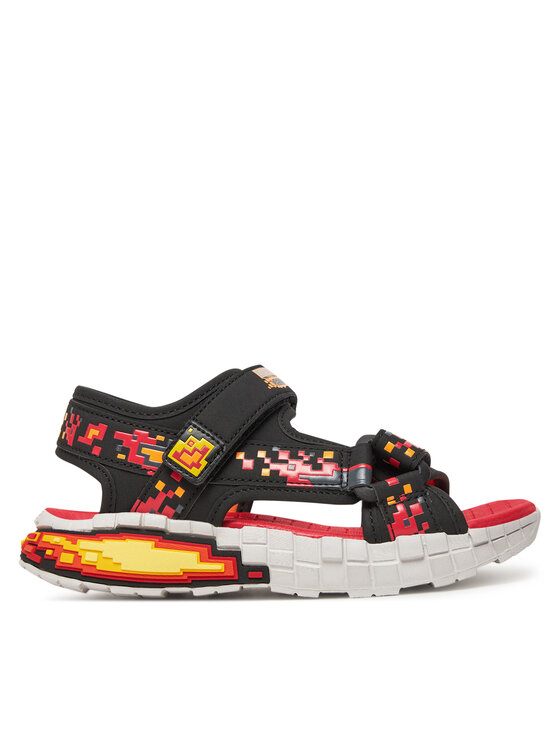 Skechers Sandale Mega-Splash 4K- 402161L/BKRD Negru