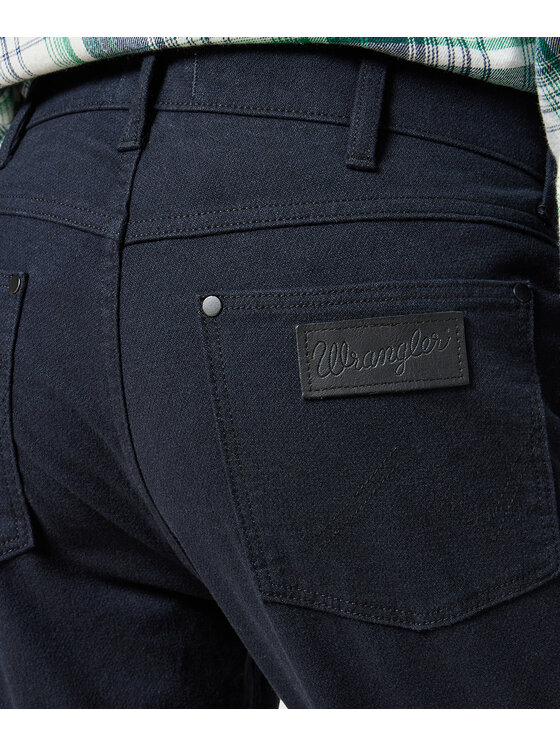 Wrangler Wrangler Spodnie materiałowe 112358043 Granatowy Regular Fit