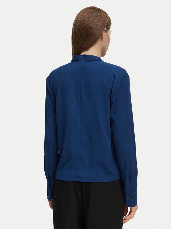 Calvin Klein Calvin Klein Bluza LV044H115G Mornarsko modra Regular Fit