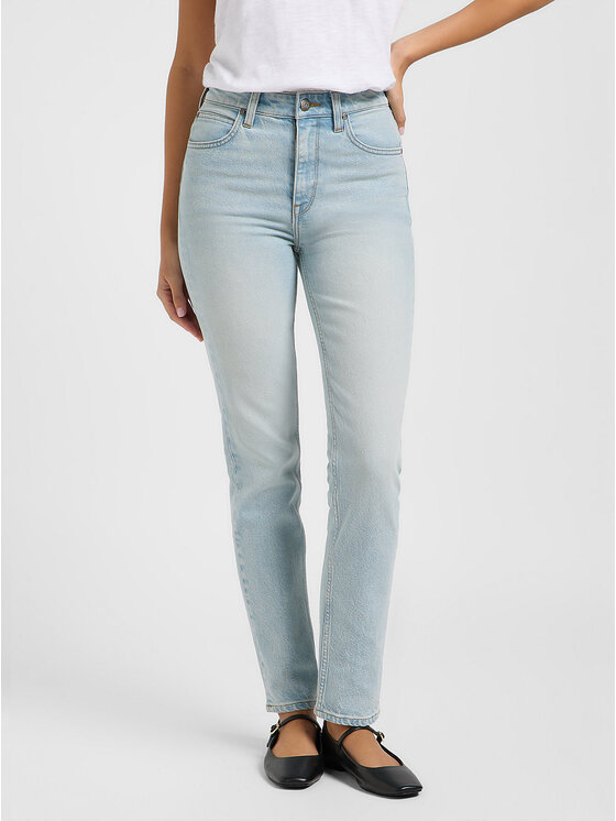 Lee Lee Jeansy CAROL Niebieski Regular Fit