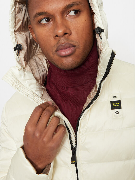 Blauer Blauer Dūnu jaka 24WBLUC03023 Écru Regular Fit