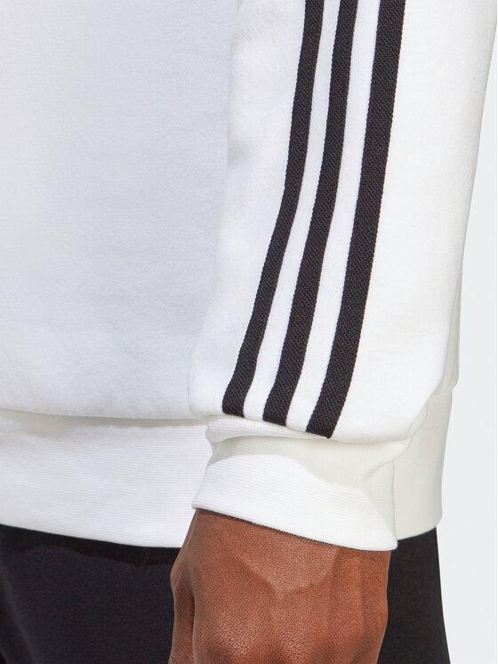 adidas adidas Felpa Adicolor Classics 3-Stripes Crew Sweatshirt IA4862 Bianco Regular Fit