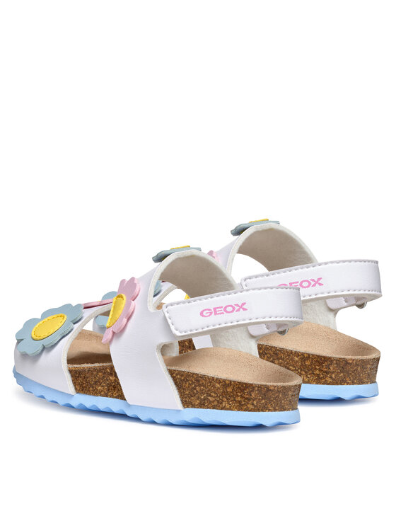 Geox Geox Σανδάλια J Adriel J558MD 000BC C1Z0B S Λευκό