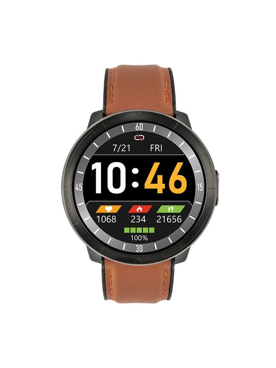 Watchmark Smart hodinky WM18 Hnedá