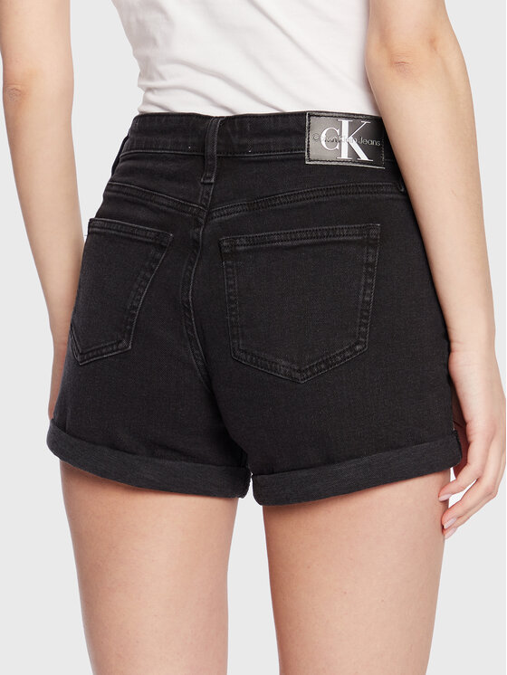 Calvin Klein Jeans Calvin Klein Jeans Τζιν σορτσάκια J20J220645 Μαύρο Regular Fit