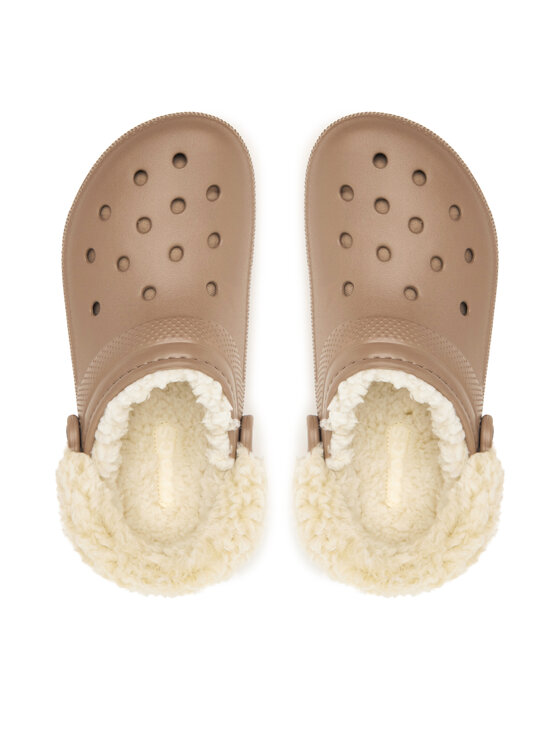 Crocs Crocs Nazouváky Classic Lined Clog 211396 Béžová