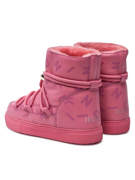 Inuikii Inuikii Sniego batai Full Leather Print 65202-088 Rožinė
