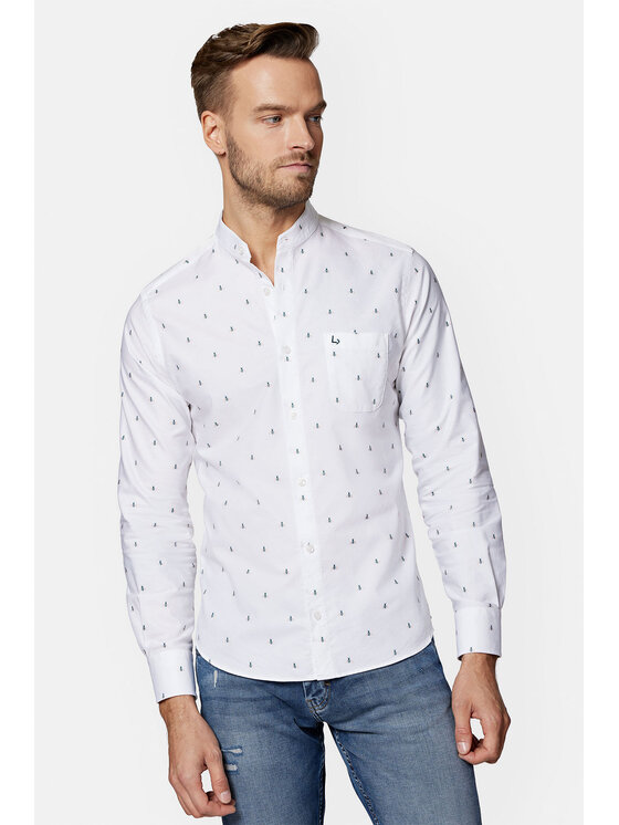 Lancerto Lancerto Koszula Isabel KO073123000008 Biały Slim Fit