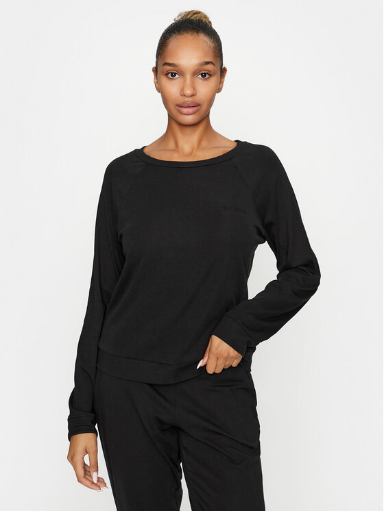 Calvin Klein Underwear Calvin Klein Underwear Cămașă pijama 000QS7003E Negru Regular Fit