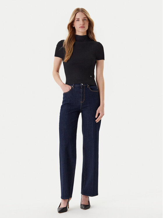Guess Guess Πουλόβερ W5YR04 Z0040 Μαύρο Regular Fit