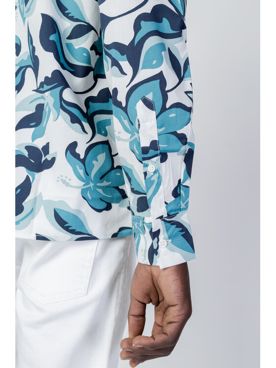 Antony Morato Antony Morato Camicia BARCELONA REGULAR STRA Blu Regular Fit
