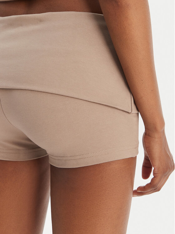 Juicy Couture Juicy Couture Sportovní kraťasy Roll Down JCWHS126307 Béžová Slim Fit