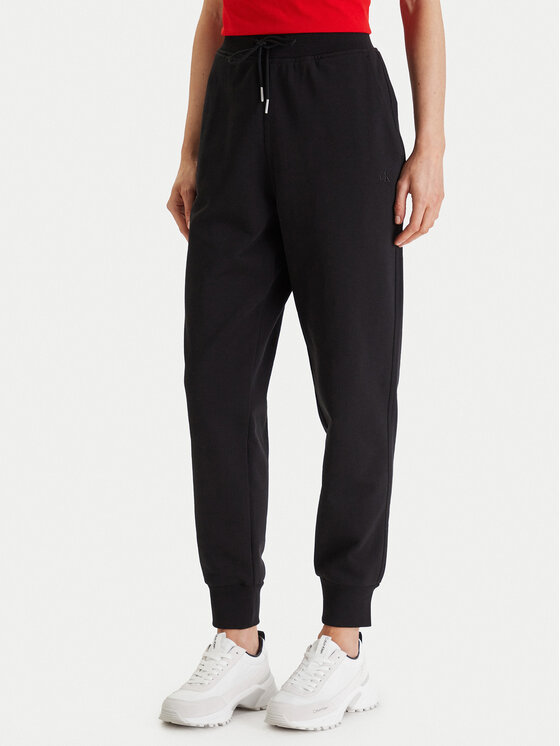 Calvin Klein Jeans Pantaloni trening Archive Logo LV047E236G Negru Slim Fit