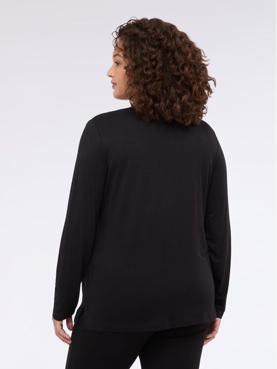 Fiorella Rubino Fiorella Rubino Bluzka G251L008563N033 Czarny Regular Fit