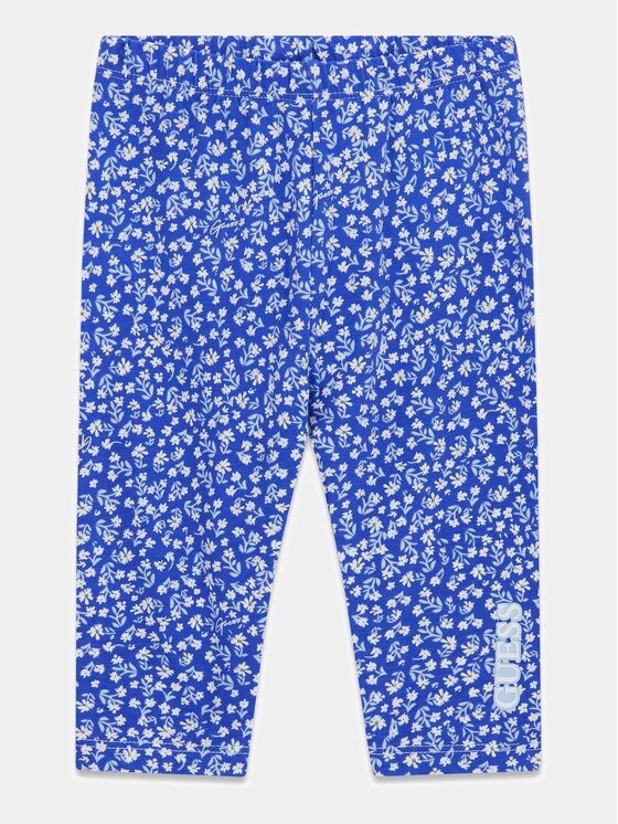 Guess Kids Guess Kids Kalhoty z materiálu 181381 Modrá Regular Fit