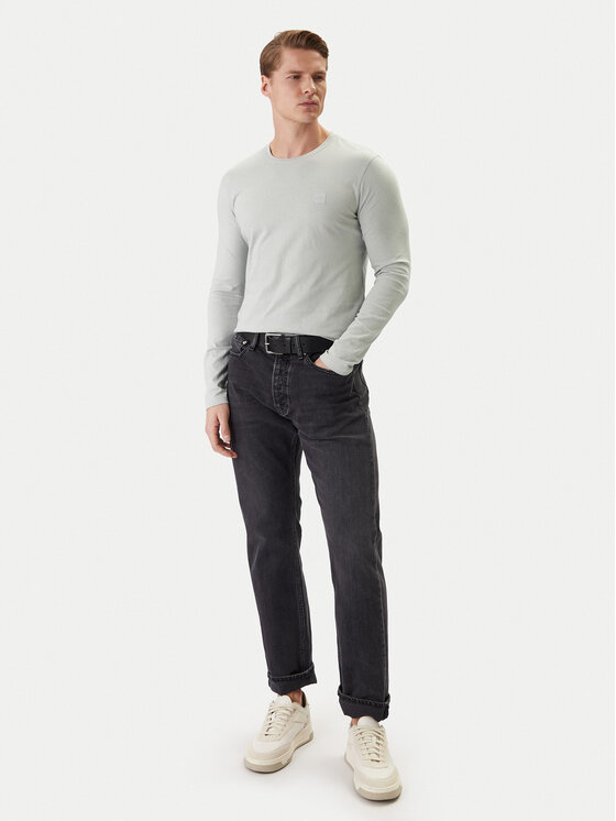 BOSS BOSS Longsleeve Tacks 50512111 Gri Regular Fit