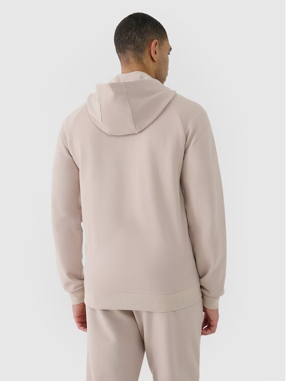 4F 4F Mikina 4FRSS25TSWSM2148-83S Hnedá Regular Fit
