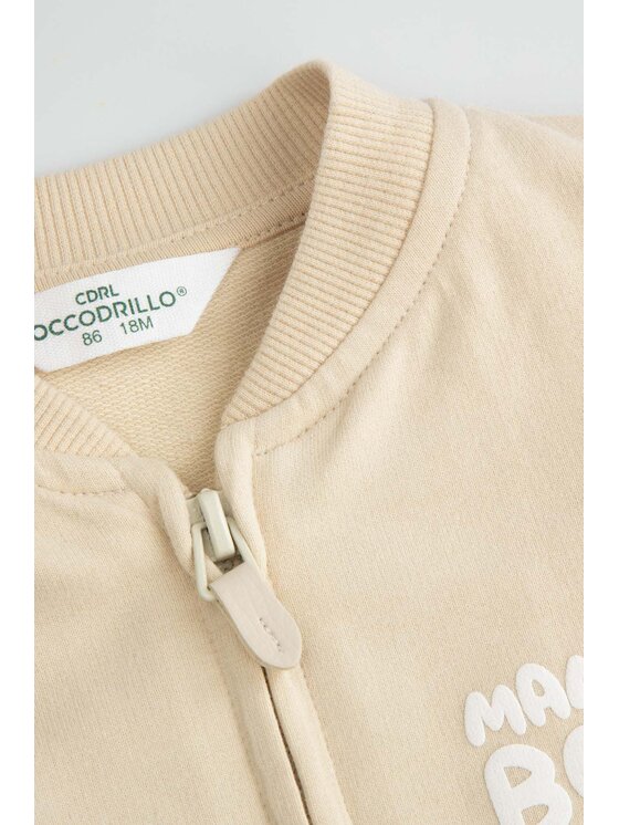 Coccodrillo Coccodrillo Mikina ZC6132201MBN-002 Béžová Regular Fit