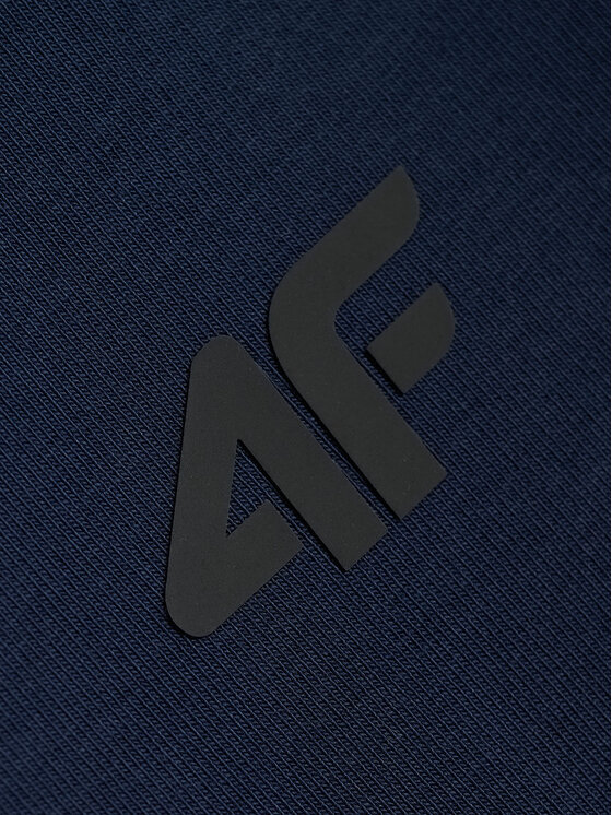 4F 4F Longsleeve BASIC+ Granatowy Slim Fit