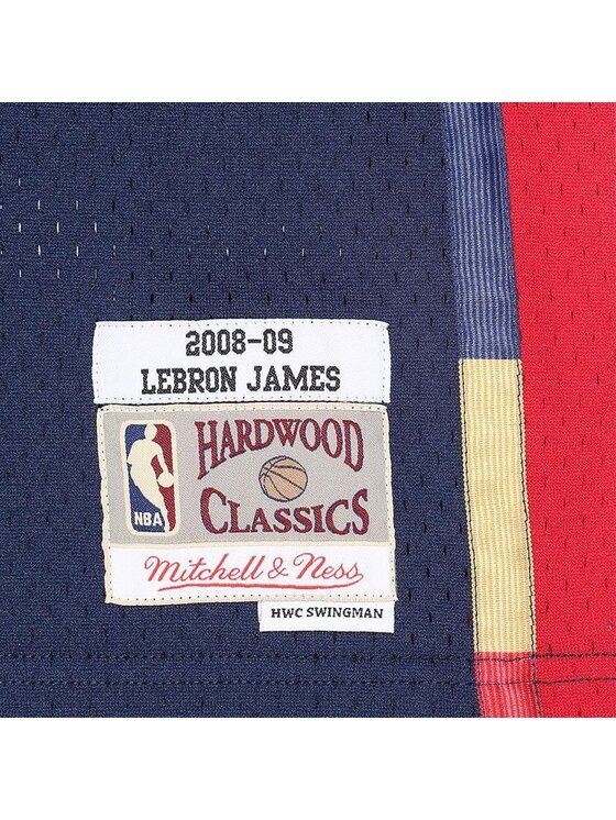 Mitchell & Ness Mitchell & Ness Tank top NBA SWINGMAN ALTERNATE JERSEY CAVALIERS 08 LEBRON JAMES Tmavomodrá Regular Fit