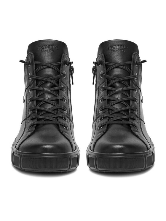 Remonte Remonte Schnürschuhe D1T76-00 Schwarz