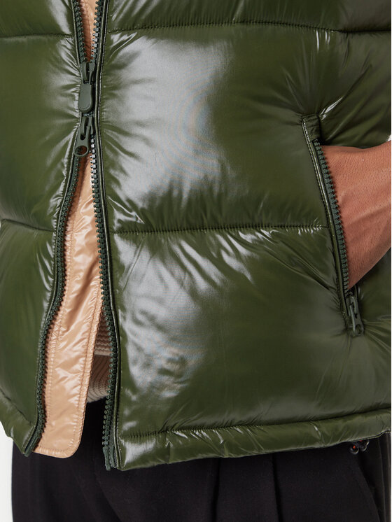 Save The Duck Save The Duck Vestă elegantă D81382U LOVE21 Verde Regular Fit