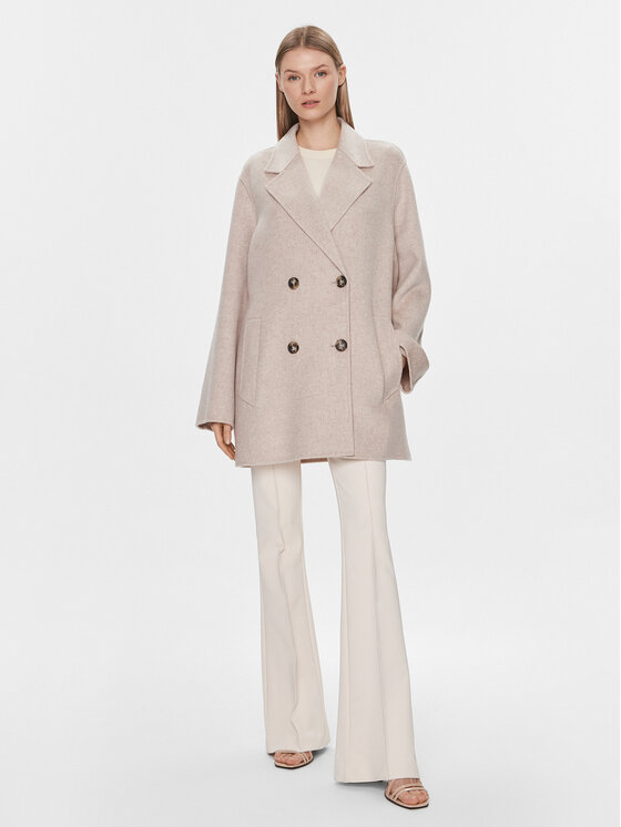 IVY OAK IVY OAK Вовняне пальто IO111082 Бежевий Regular Fit
