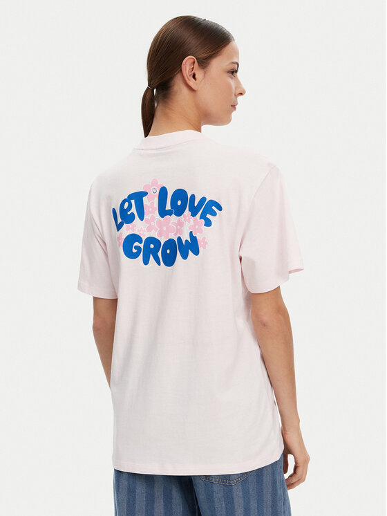 HUGO HUGO Футболка Vintage Tee 50537239 Рожевий Relaxed Fit
