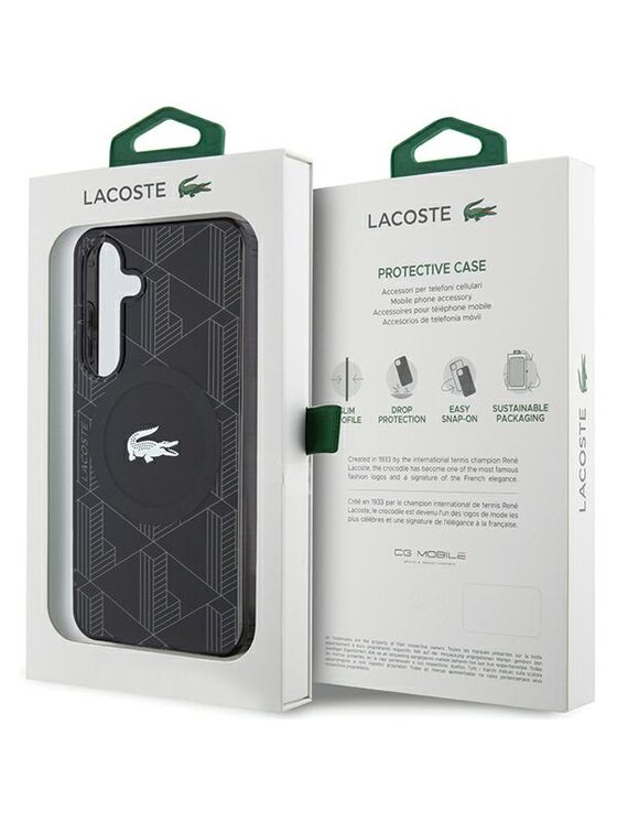 Lacoste Lacoste Etui na telefon S24 Czarny