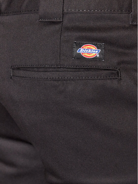 Dickies Dickies Kalhoty z materiálu Work DK0A4XK9BLK Černá Slim Fit