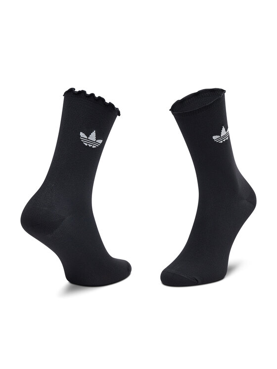 adidas adidas 2er-Set hohe Unisex-Socken Ruffle Crw 2Pp HC9532 Schwarz