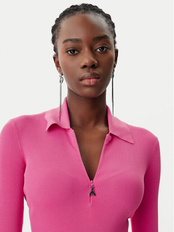 Patrizia Pepe Patrizia Pepe Трикотажна сукня 8A1491/K078-R846 Рожевий Slim Fit