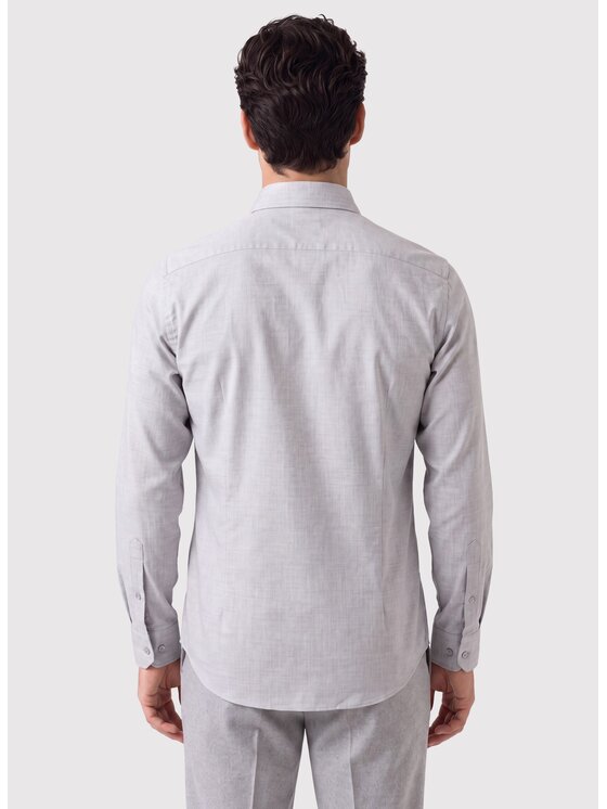 Pako Lorente Pako Lorente Koszula P26WP-1X-018 Szary Slim Fit