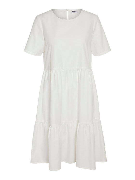 Noisy May Noisy May Kleid für den Alltag Loone 27025216 Weiß Relaxed Fit