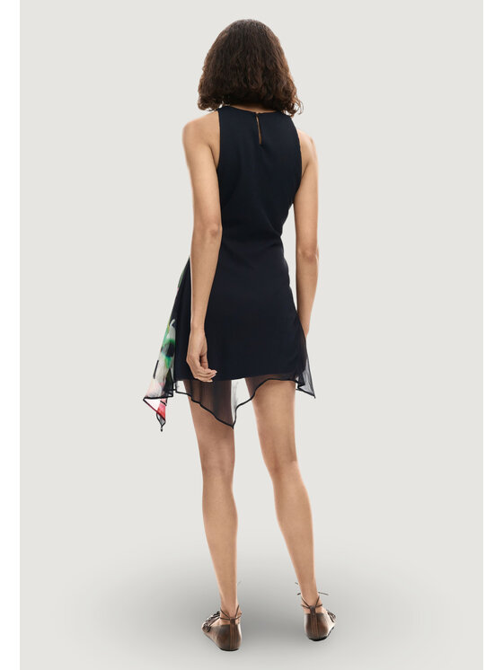 Desigual Desigual Лятна рокля Nala 26SWVW46 Черен Slim Fit