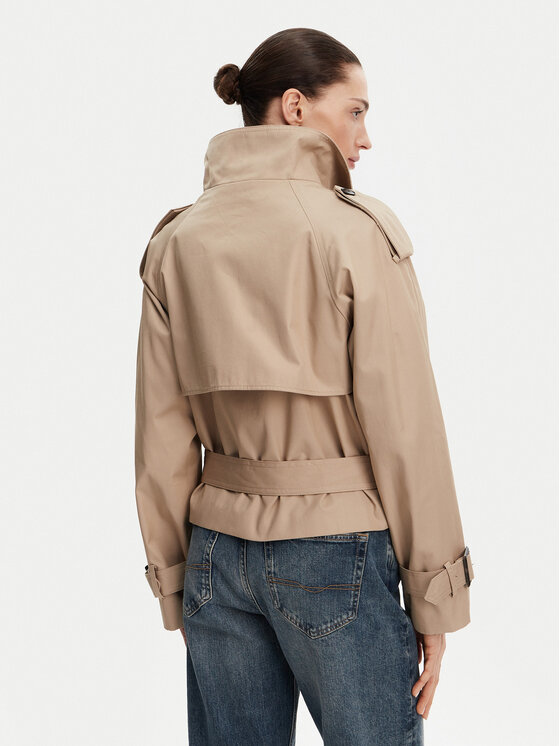 Tommy Hilfiger Tommy Hilfiger Trench WW0WW43933 Bež Regular Fit