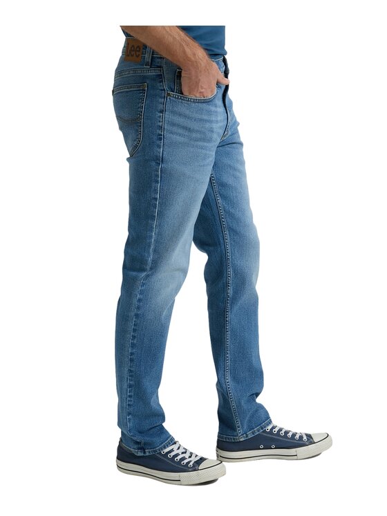 Lee Lee Jeansy 112378736 Niebieski Slim Fit